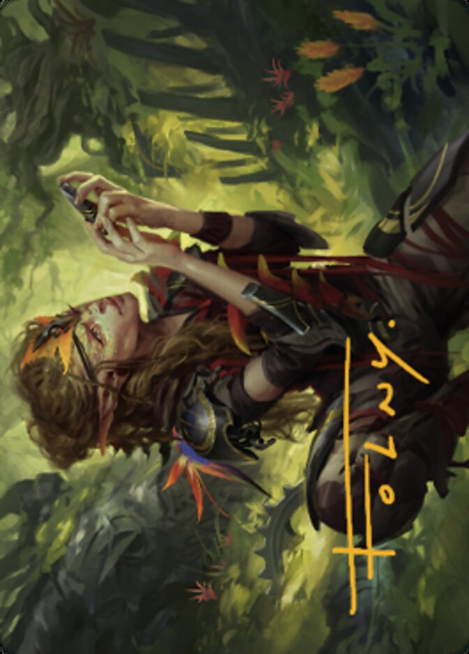 Meria, Scholar of Antiquity Art Card (Gold-Stamped Signature) [Dominaria United Art Series] | Odin's Place