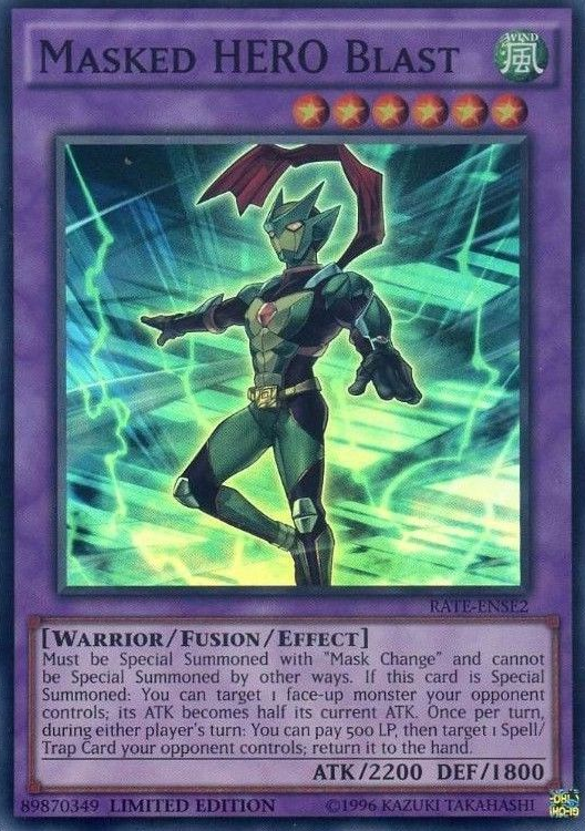 Masked HERO Blast [RATE-ENSE2] Super Rare | Odin's Place