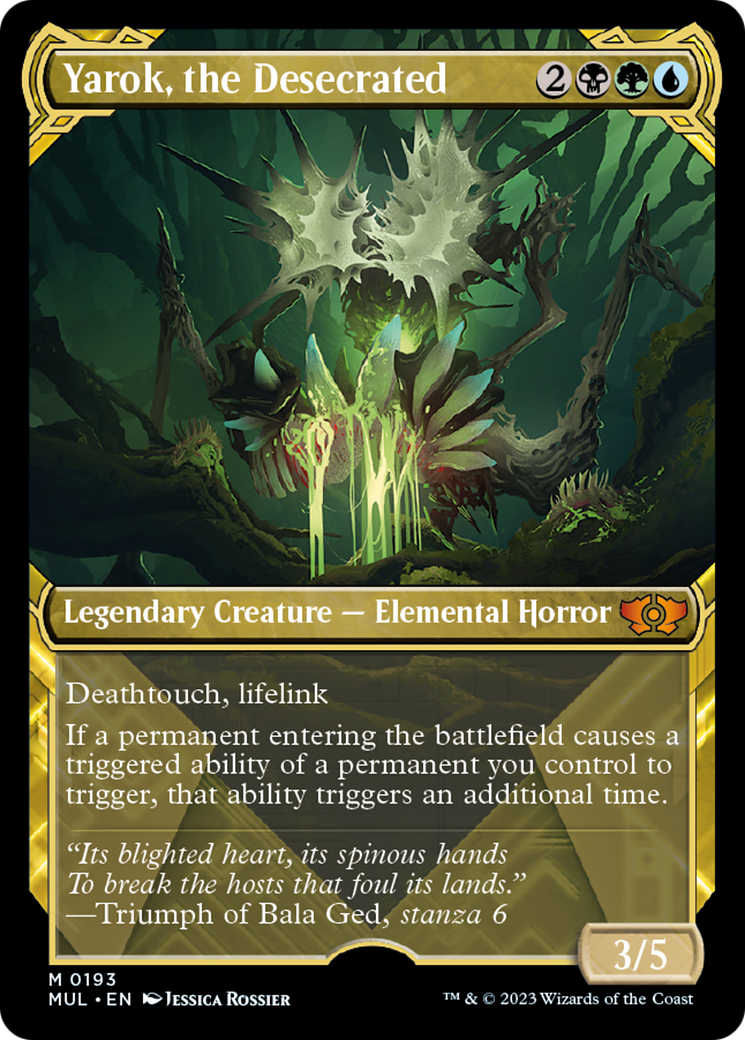 Yarok, the Desecrated (Halo Foil) [Multiverse Legends] | Odin's Place