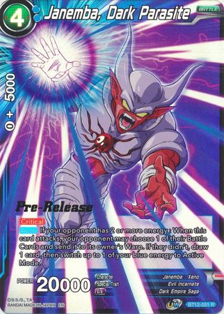Janemba, Dark Parasite (BT12-051) [Vicious Rejuvenation Prerelease Promos] | Odin's Place