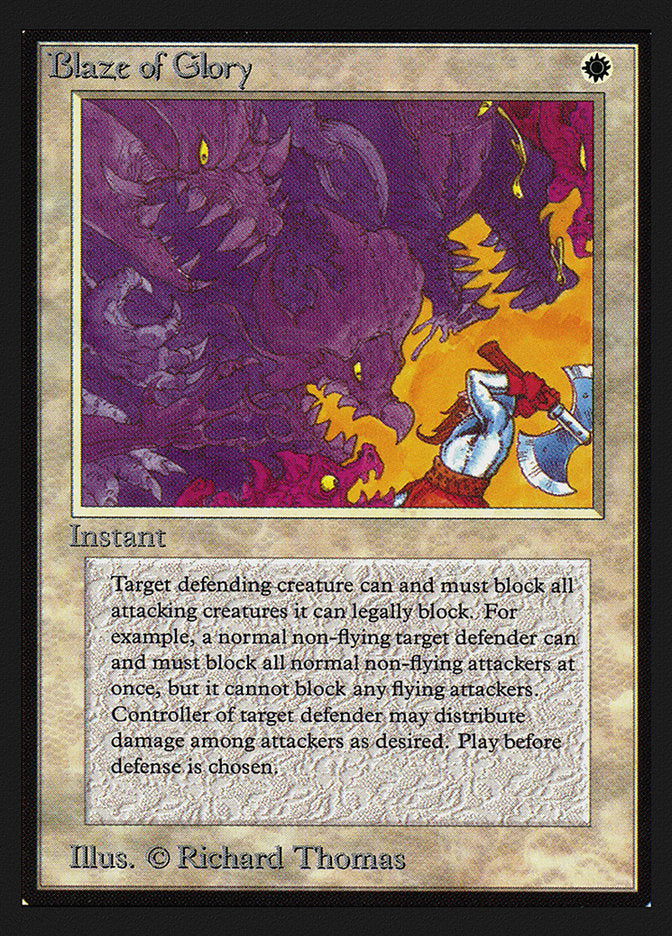 Blaze of Glory [International Collectors' Edition] | Odin's Place