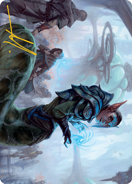 Lonis, Cryptozoologist Art Card (Gold-Stamped Signature) [Modern Horizons 2 Art Series] | Odin's Place