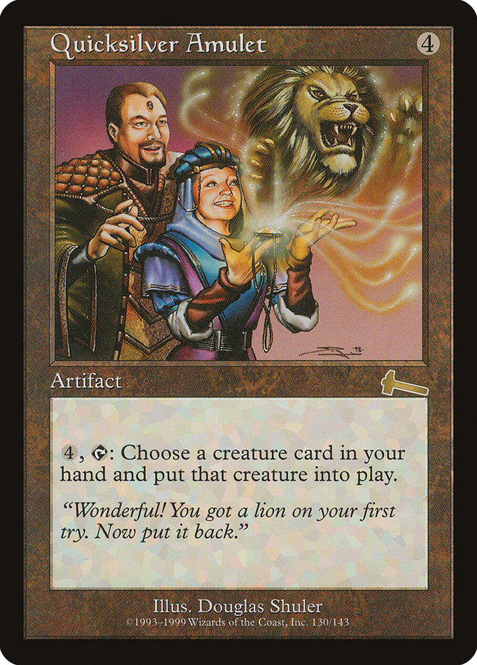 Quicksilver Amulet (130) [Urza's Legacy] | Odin's Place