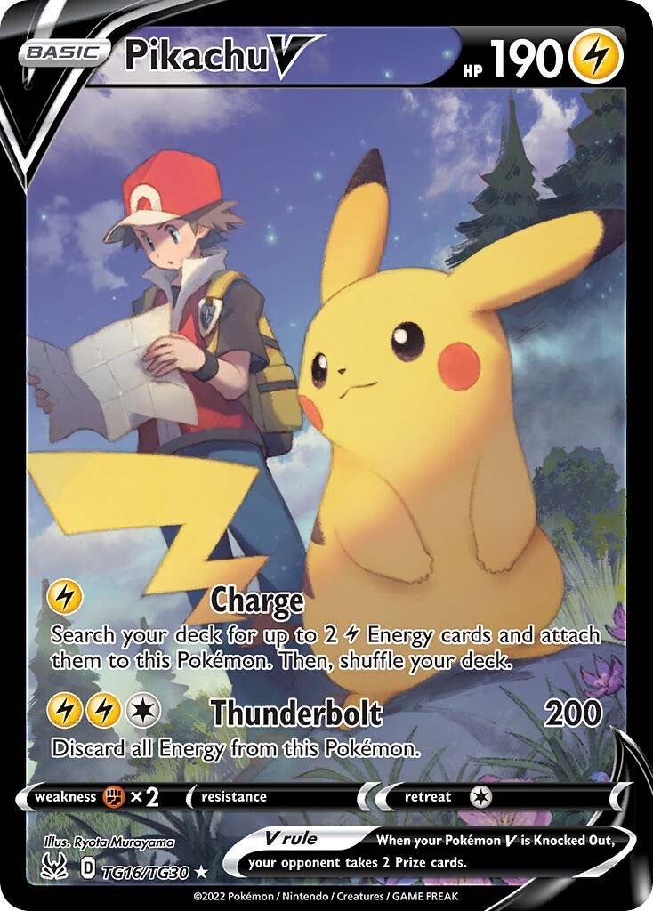 Pikachu V (TG16/TG30) [Sword & Shield: Lost Origin] | Odin's Place