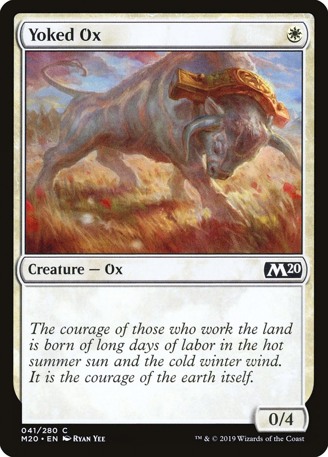 Yoked Ox [Core Set 2020] | Odin's Place