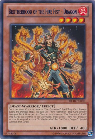 Brotherhood of the Fire Fist - Dragon (Purple) [DL18-EN008] Rare | Odin's Place
