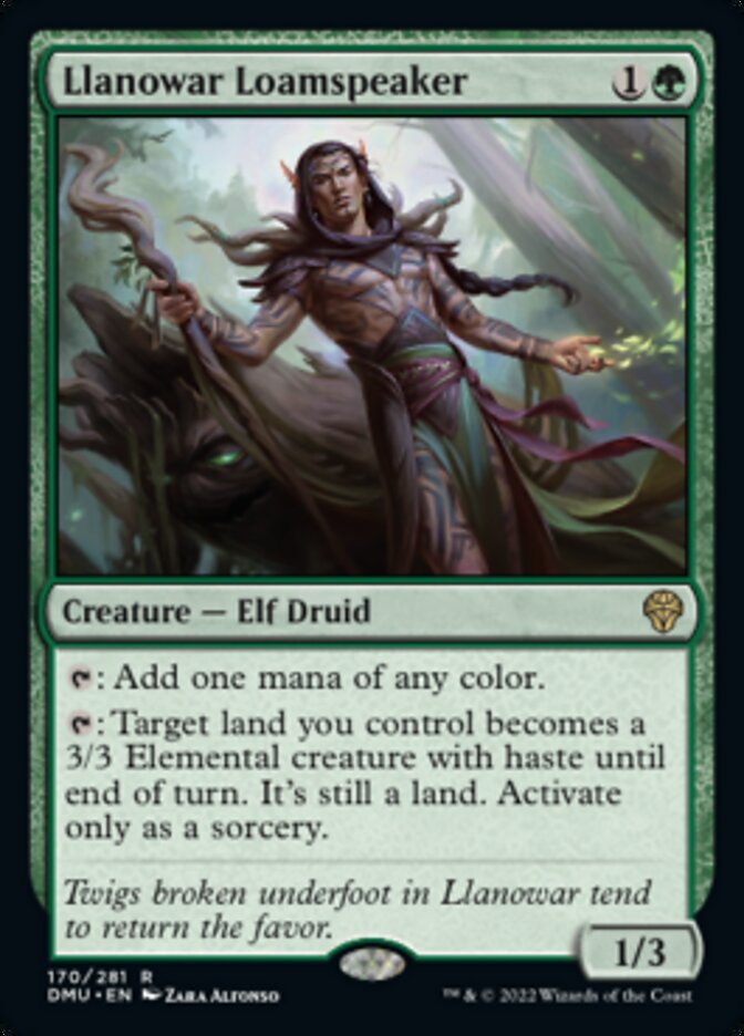 Llanowar Loamspeaker [Dominaria United] | Odin's Place