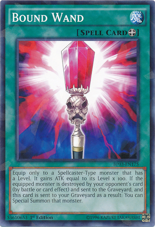 Bound Wand [BP03-EN175] Shatterfoil Rare | Odin's Place