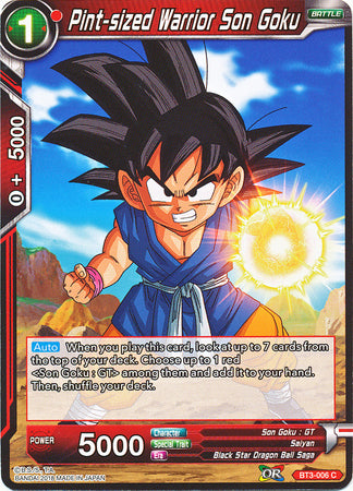 Pint-sized Warrior Son Goku (BT3-006) [Cross Worlds] | Odin's Place