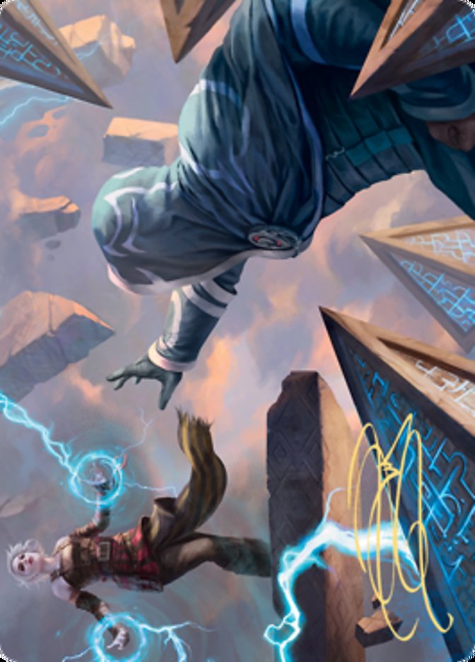 Nahiri's Binding // Nahiri's Binding Art Card [Zendikar Rising Art Series] | Odin's Place