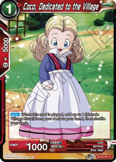 Coco, Dedicated to the Village (BT15-017) [Saiyan Showdown] | Odin's Place