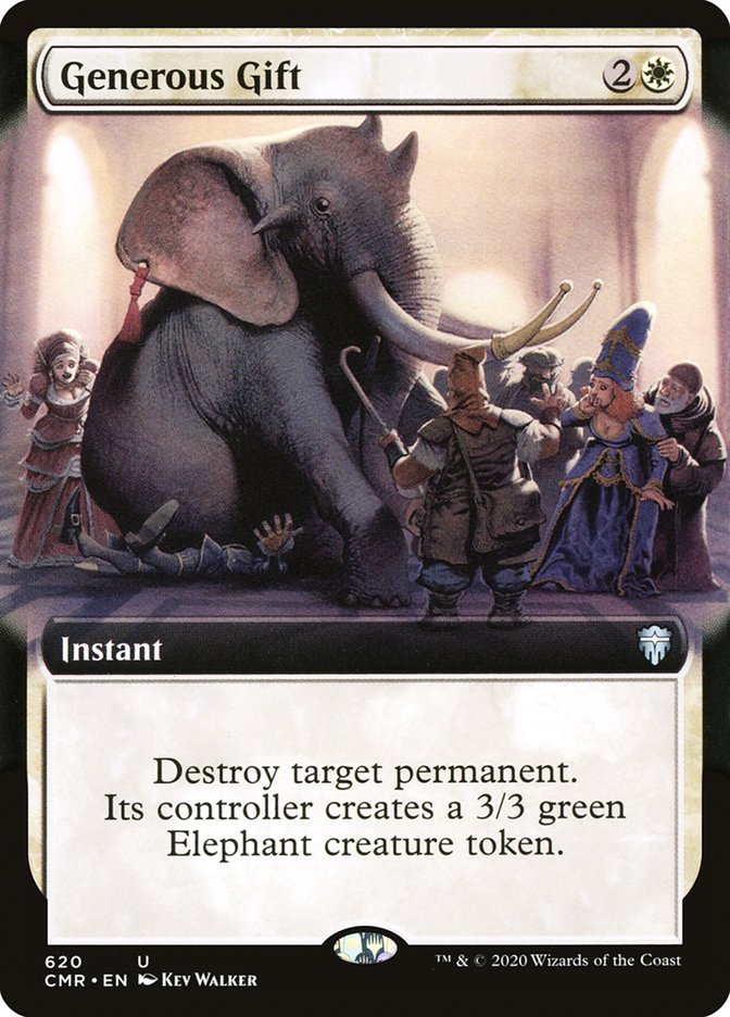 Generous Gift (Extended Art) [Commander Legends] | Odin's Place