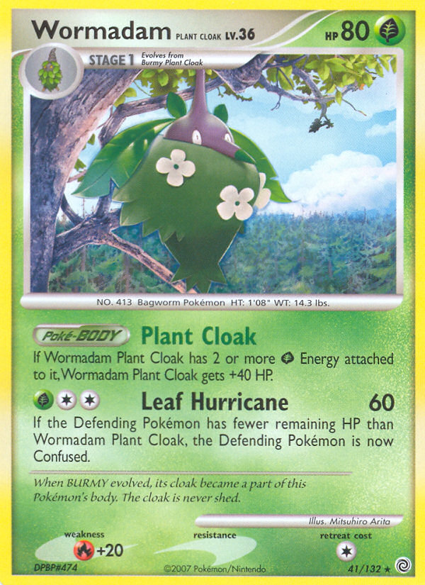 Wormadam Plant Cloak (41/132) [Diamond & Pearl: Secret Wonders] | Odin's Place