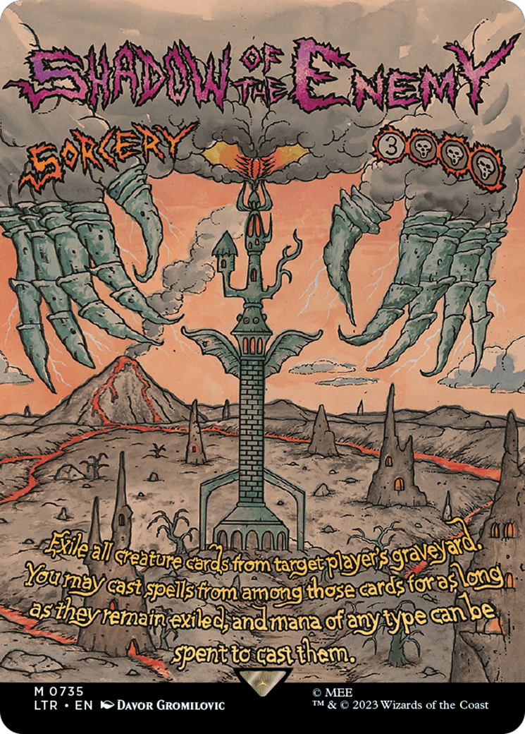 Shadow of the Enemy (Borderless Poster) [The Lord of the Rings: Tales of Middle-Earth] | Odin's Place