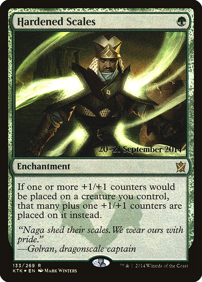 Hardened Scales (133) [Khans of Tarkir Prerelease Promos] | Odin's Place