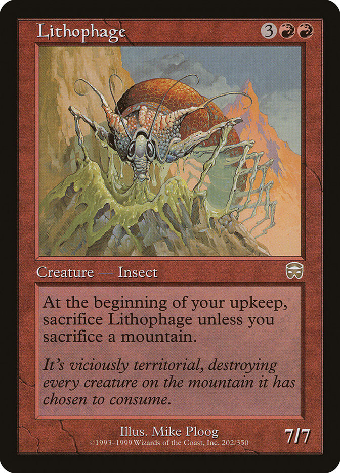 Lithophage (202) [Mercadian Masques] | Odin's Place