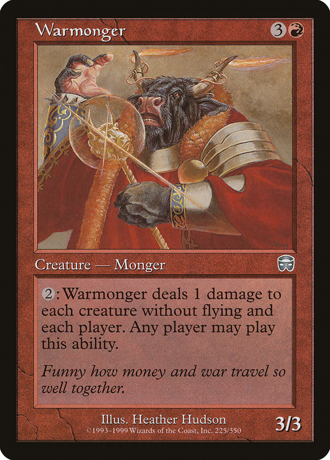Warmonger (225) [Mercadian Masques] | Odin's Place
