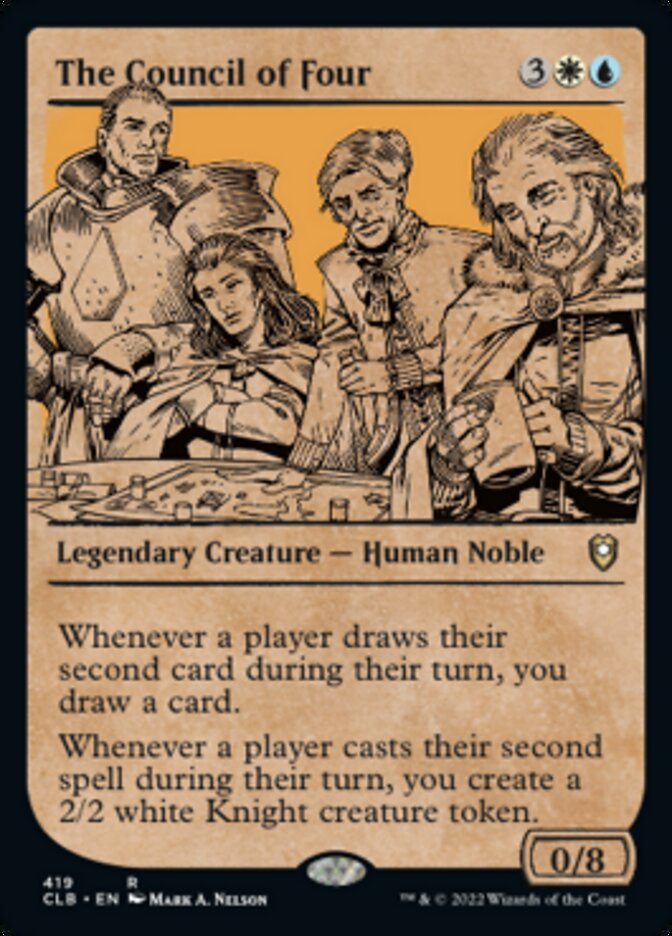 The Council of Four (Showcase) [Commander Legends: Battle for Baldur's Gate] | Odin's Place