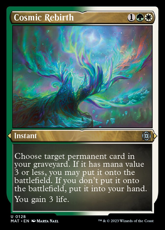 Cosmic Rebirth (Foil Etched) [March of the Machine: The Aftermath] | Odin's Place