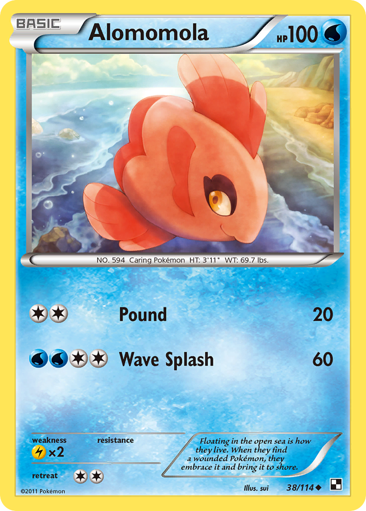 Alomomola (38/114) [Black & White: Base Set] | Odin's Place