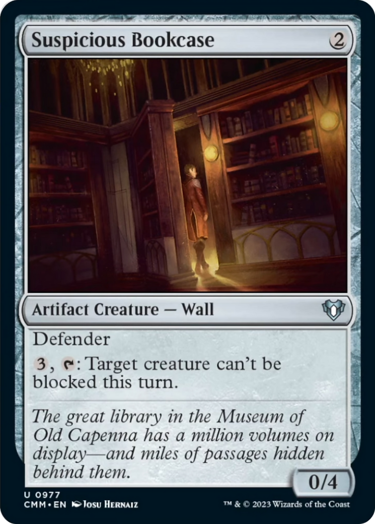 Suspicious Bookcase [Commander Masters] | Odin's Place