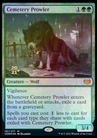 Cemetery Prowler [Innistrad: Crimson Vow Prerelease Promos] | Odin's Place