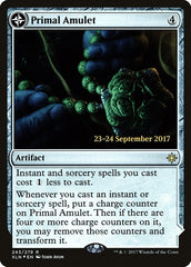 Primal Amulet // Primal Wellspring [Ixalan Prerelease Promos] | Odin's Place