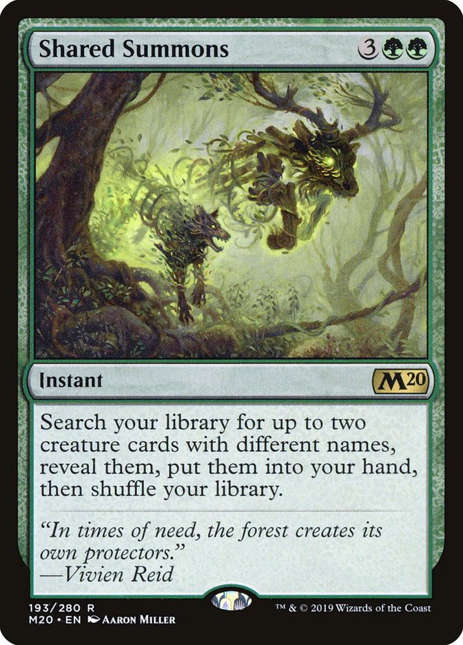 Shared Summons [Core Set 2020] | Odin's Place