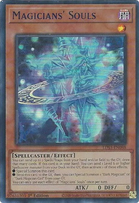 Magicians' Souls (Blue) [LDS3-EN088] Ultra Rare | Odin's Place