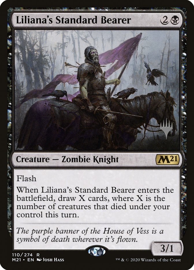 Liliana's Standard Bearer (Promo Pack) [Core Set 2021 Promos] | Odin's Place