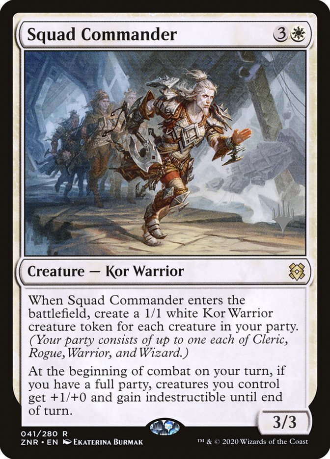 Squad Commander (Promo Pack) [Zendikar Rising Promos] | Odin's Place