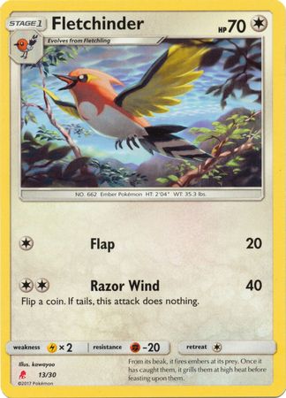 Fletchinder (13/30) [Sun & Moon: Trainer Kit - Lycanroc] | Odin's Place