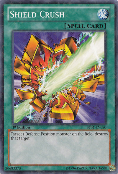 Shield Crush [BP01-EN080] Starfoil Rare | Odin's Place