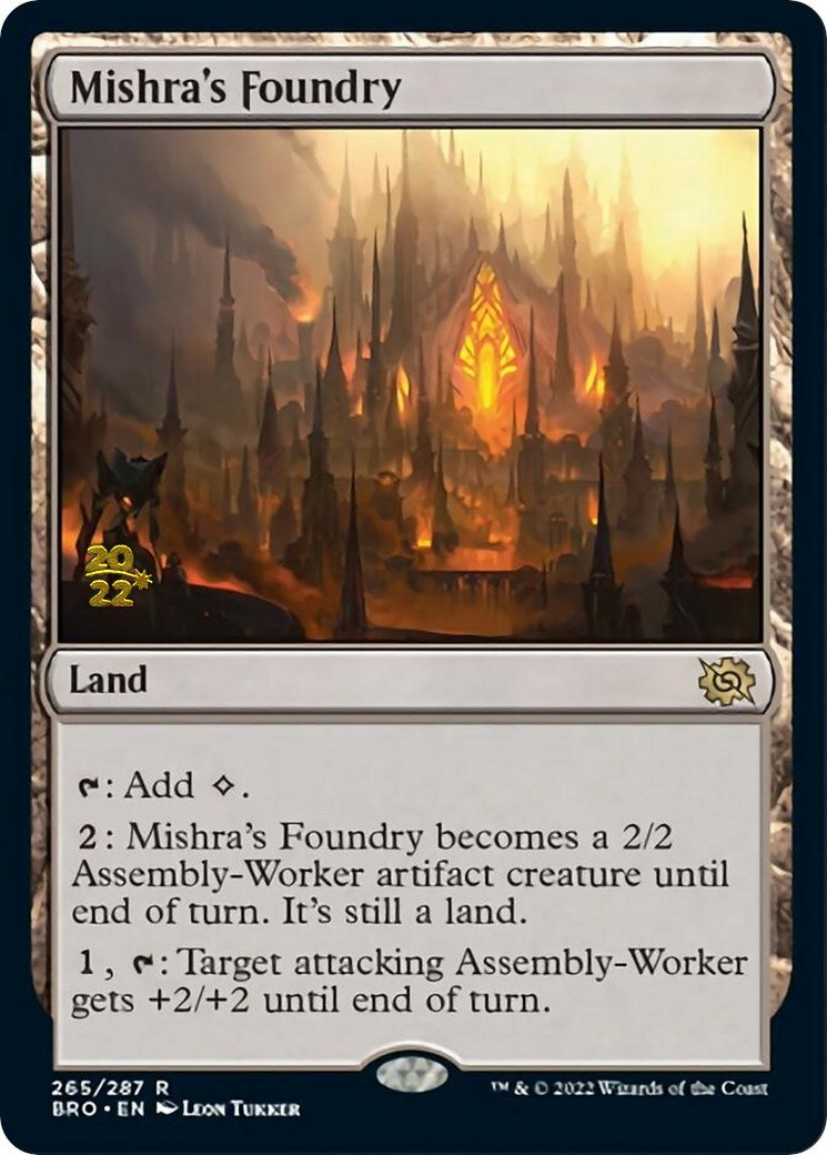 Mishra's Foundry [The Brothers' War Prerelease Promos] | Odin's Place