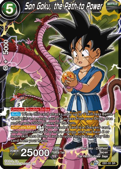 Son Goku, the Path to Power (EB1-051) [Battle Evolution Booster] | Odin's Place