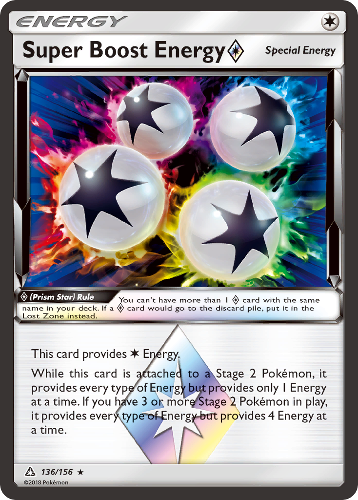 Super Boost Energy (136/156) (Prism Star) [Sun & Moon: Ultra Prism] | Odin's Place