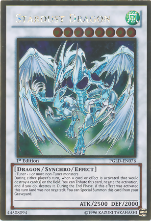 Stardust Dragon [PGLD-EN076] Gold Rare | Odin's Place