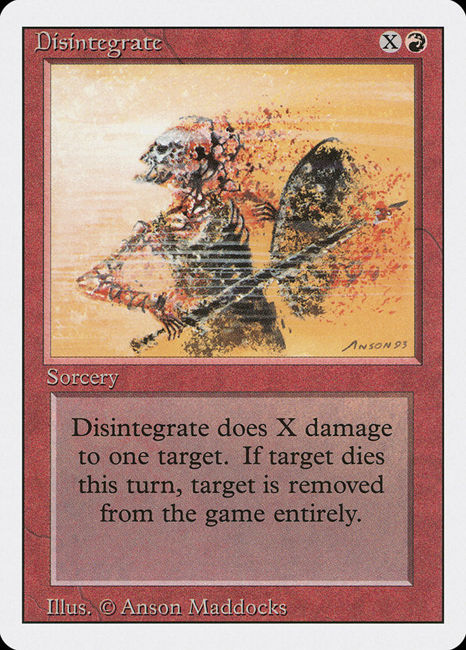 Disintegrate (142) [Revised Edition] | Odin's Place