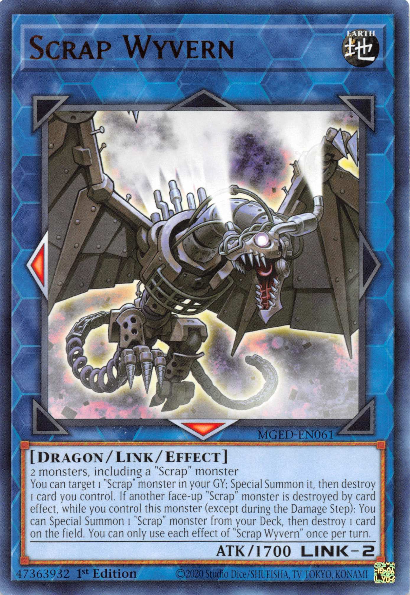 Scrap Wyvern [MGED-EN061] Rare | Odin's Place
