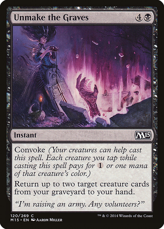 Unmake the Graves (120) [Magic 2015] | Odin's Place
