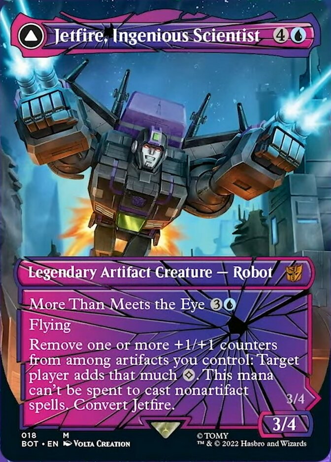 Jetfire, Ingenious Scientist // Jetfire, Air Guardian (Shattered Glass) [Transformers] | Odin's Place