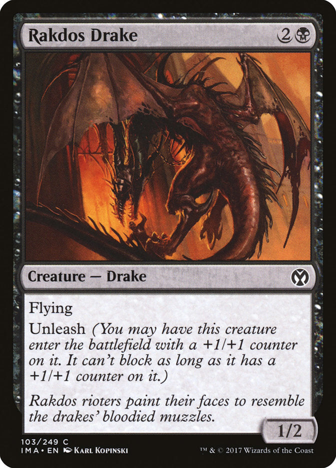 Rakdos Drake (103) [Iconic Masters] | Odin's Place