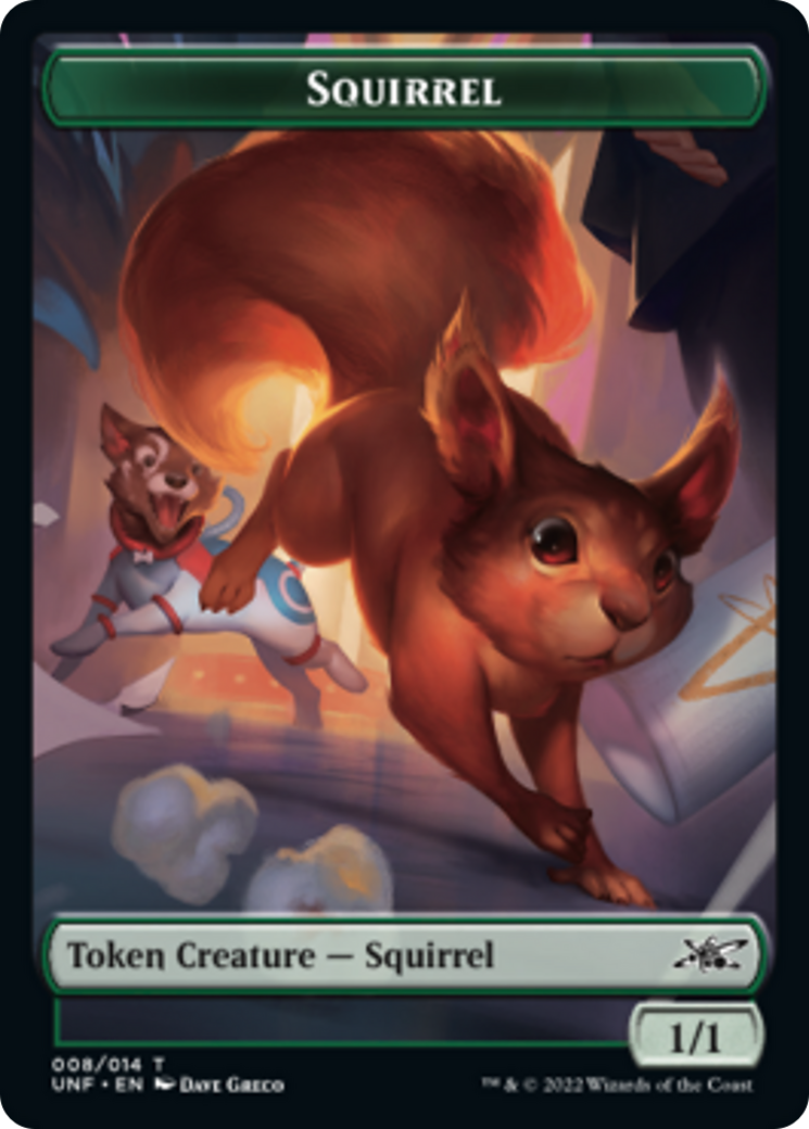 Squirrel // Food (011) Double-Sided Token [Unfinity Tokens] | Odin's Place