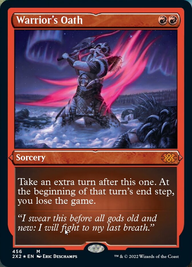 Warrior's Oath (Foil Etched) [Double Masters 2022] | Odin's Place