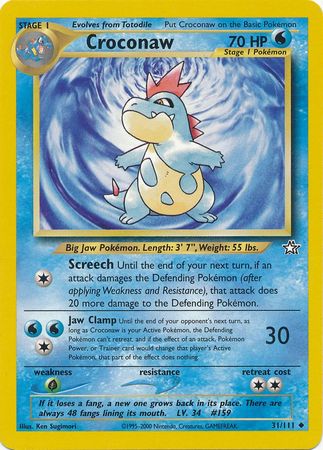 Croconaw (31/111) [Neo Genesis Unlimited] | Odin's Place