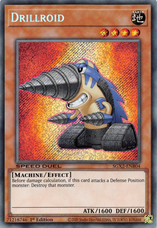 Drillroid [SGX2-ENB04] Secret Rare | Odin's Place