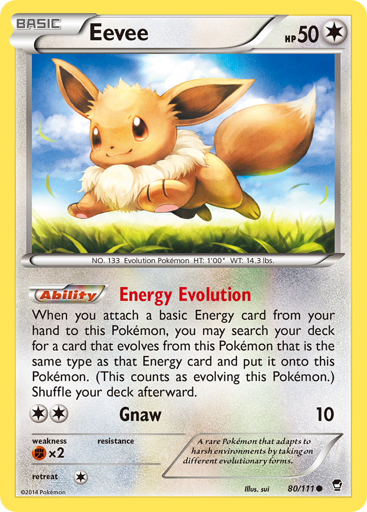 Eevee (80/111) [XY: Furious Fists] | Odin's Place