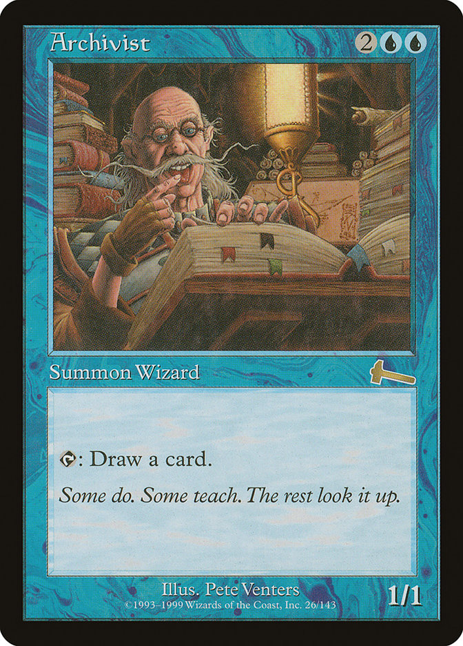 Archivist (26) [Urza's Legacy] | Odin's Place