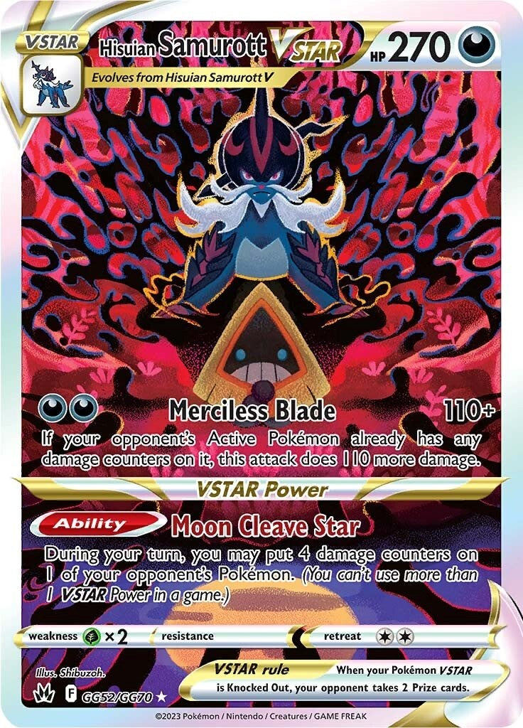 Hisuian Samurott VSTAR (GG52/GG70) [Sword & Shield: Crown Zenith] | Odin's Place
