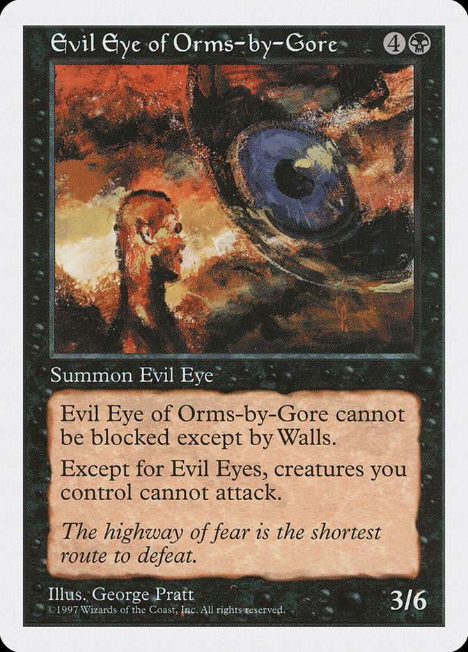 Evil Eye of Orms-by-Gore (159) [Fifth Edition] | Odin's Place